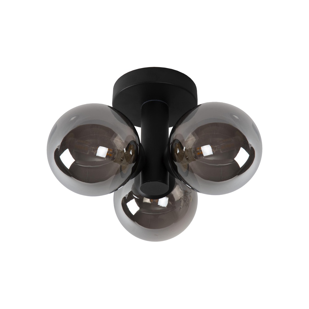 Lucide PlafondlampTrudy zwart 3-lichts - 74116/03/30